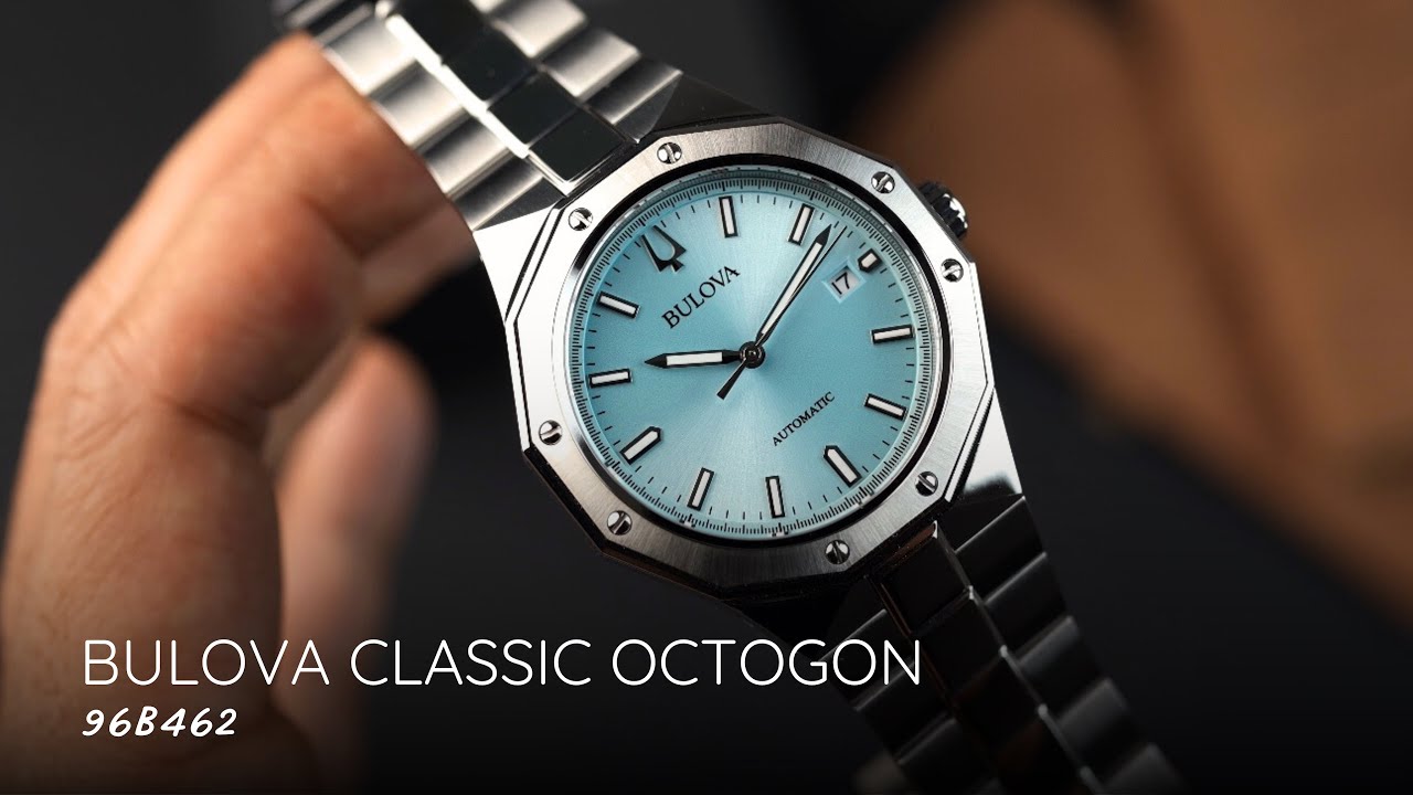 Bulova Classic Octogon 96B462: Visual Único, Precisão Impecável