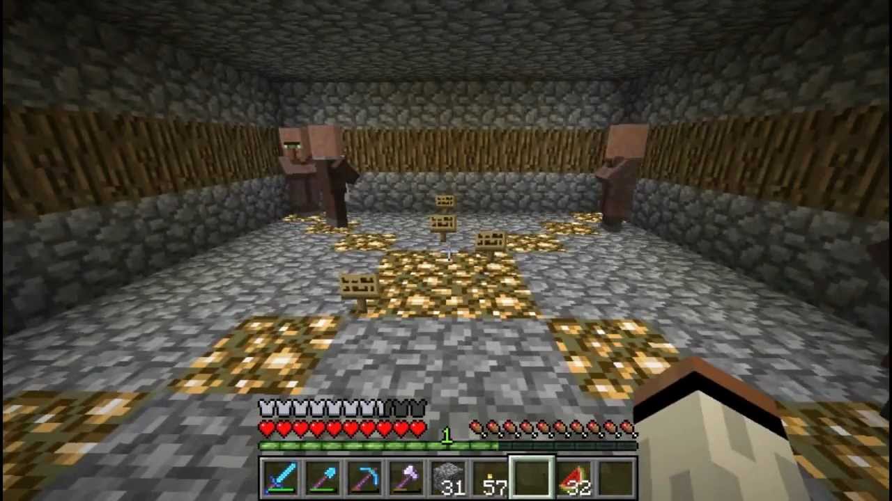 Minecraft - How to get Villagers to your Base/how to farm Villagers - Ethoslab Technique