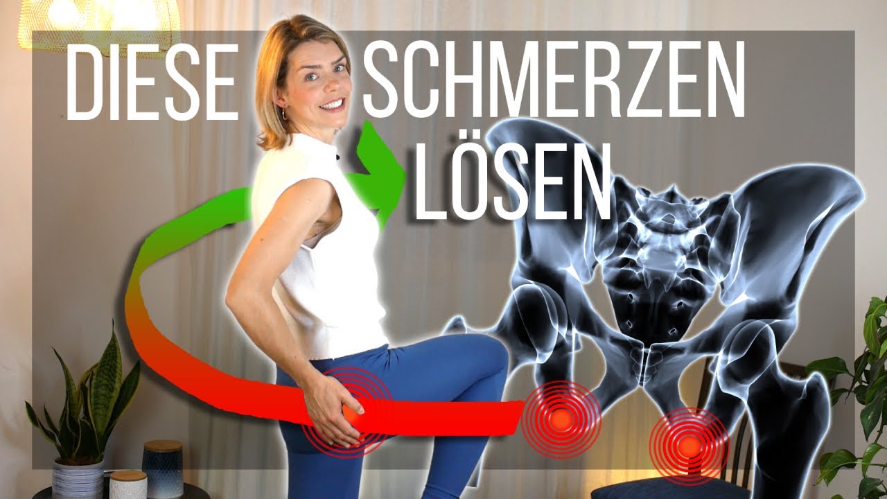 Schmerzen am Gesäß (Sitzbein) beenden | 2 Übungen