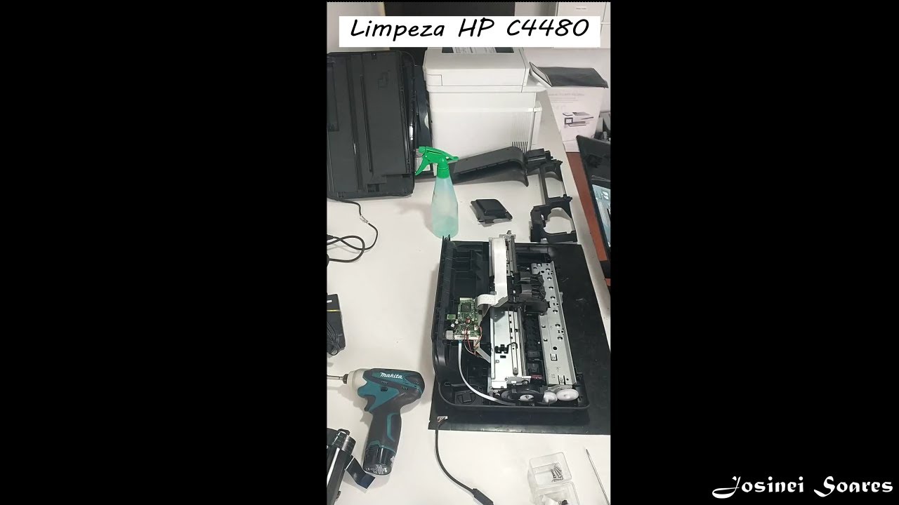 LIMPEZA NA IMPRESSORA HP C4480