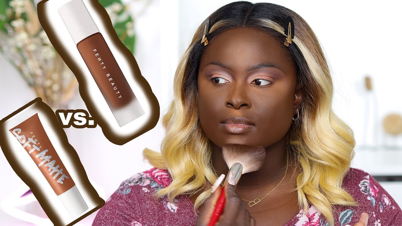 Fenty Changed Their Foundation Formula! - FENTY Pro Filt’r Foundation vs Soft Matte Mini Foundation