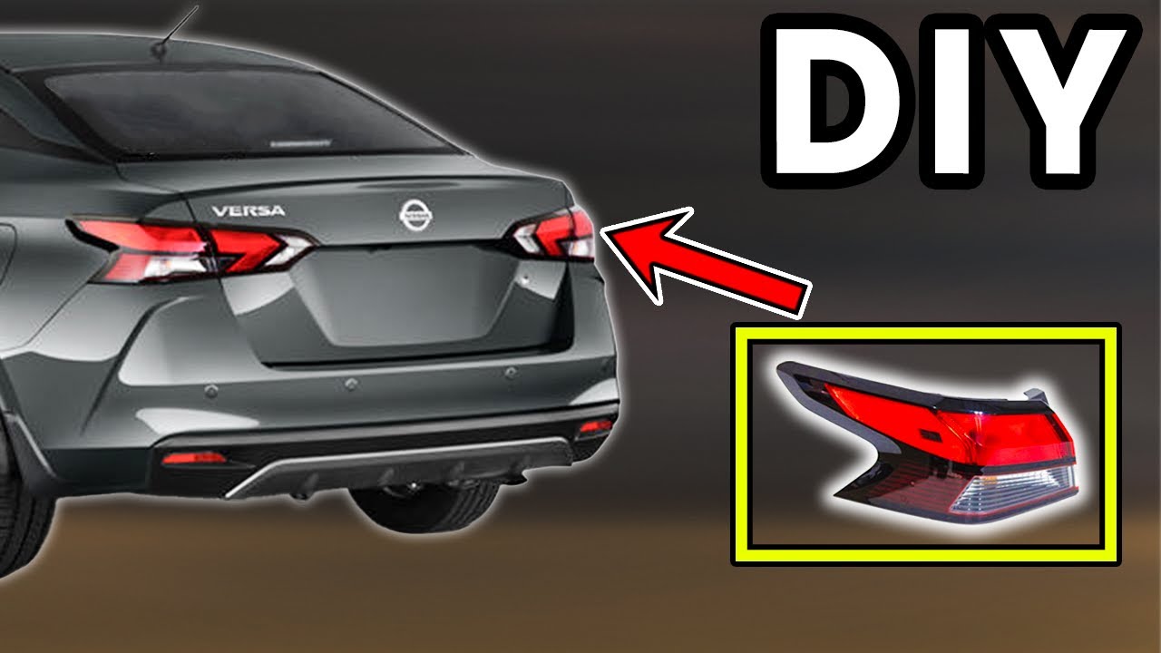 DIY 2020-2025 Nissan Versa Tail Light Replacement | How To Replace Nissan Versa Tail Lights