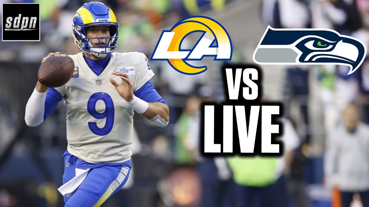 Seattle Seahawks vs Los Angeles Rams LIVE w/ Drew & Stew
