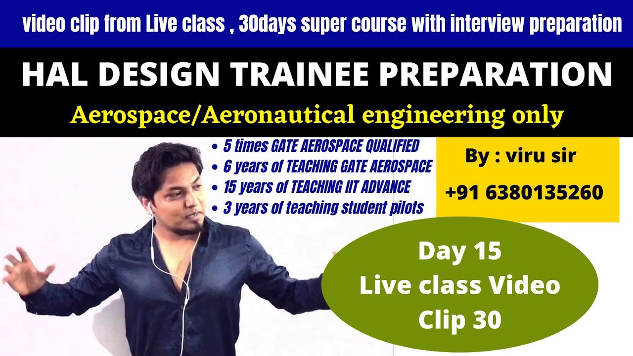 thermodynamics lectures for HAL DESIGN TRAINEE | Aerospace | aeronautical | online class