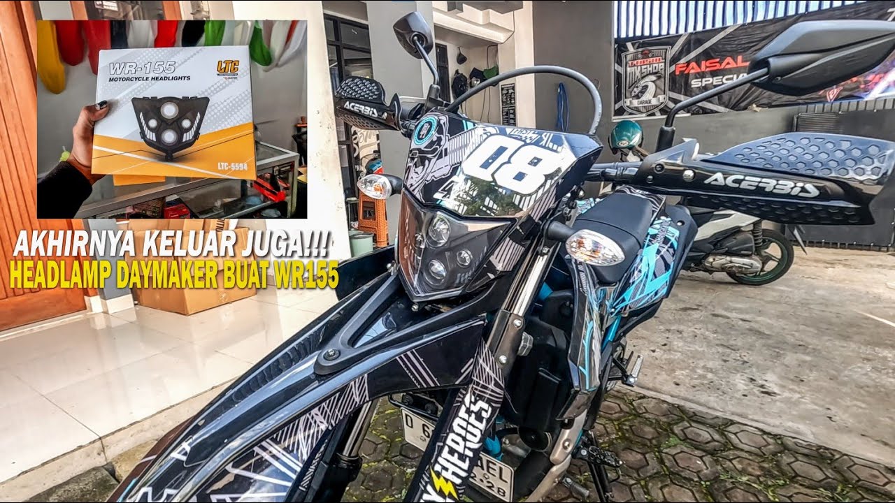 HEADLAMP DAYMAKER LTC BUDGET PELAJAR | READY BUAT KLX, CRF DAN WR155