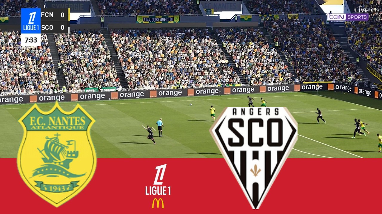 Nantes vs Angers – Ligue 1 25/26 | Match Complet & Tous les Buts | Simulation PES 2021
