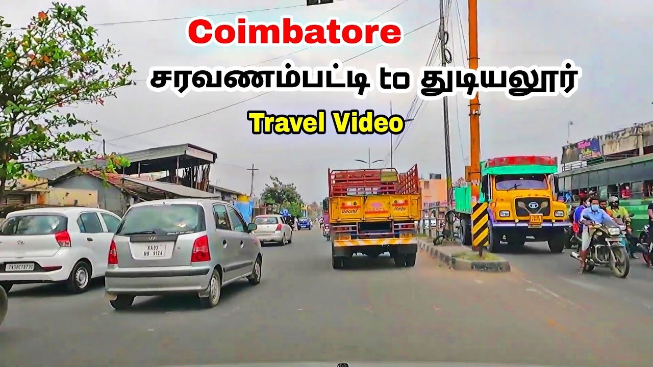 Saravanampatti to Thudiyalur Travel Video / MG Traveller