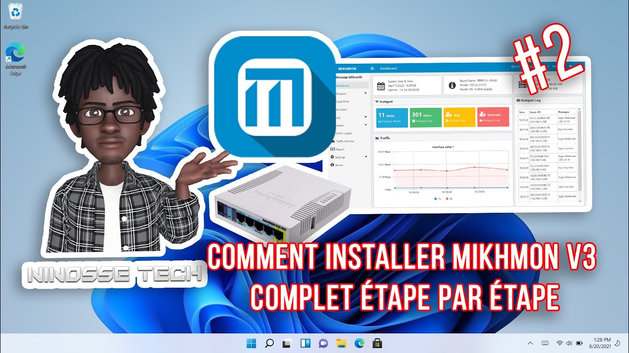 Comment installer Mikhmon V3 complet étape par étape (#Partie 2)