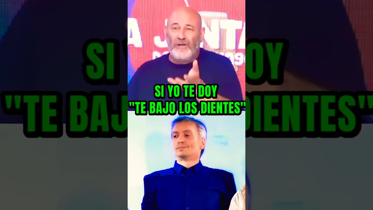 Santiago C&uacute;neo INCINER&Oacute; a M&Aacute;XIMO KIRCHNER #cuneo #santiagocuneo #shorts