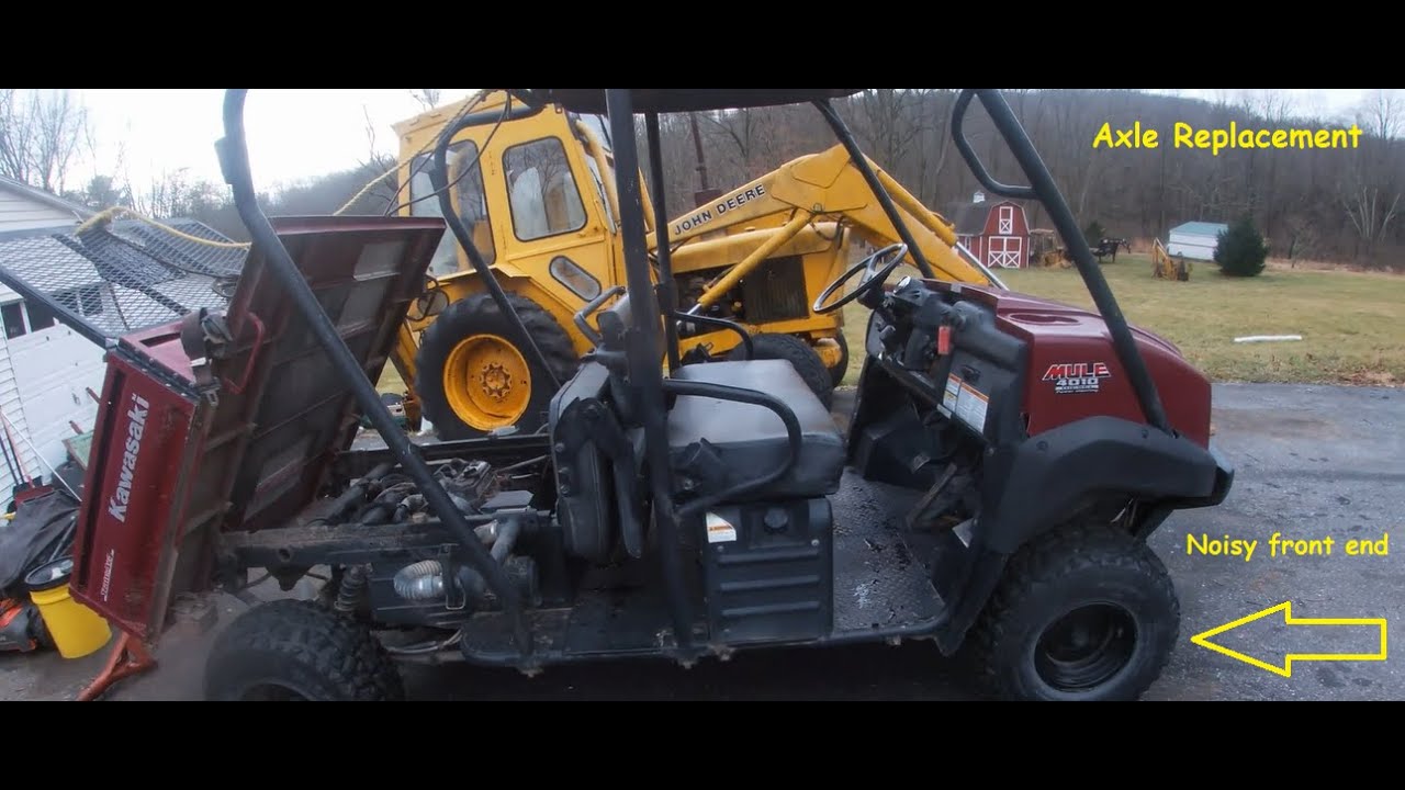 Kawasaki Mule 4010 Front Axle Replacement