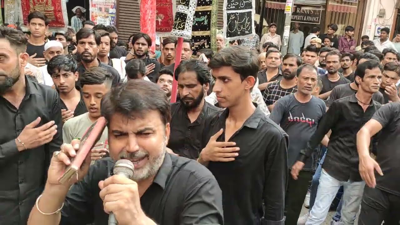 Main Sakina hoon mera naam jamana Sun Le Noha Ustad Salim Raju Shikarpur Noha Mustfabad Azadari 2025