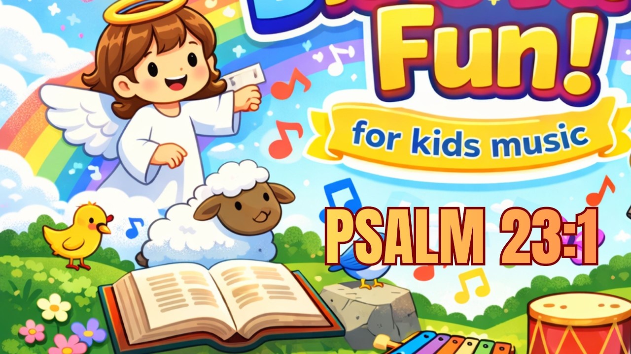 The Lord Is My Shepherd 🐑 | Psalm 23:1 Kids Worship Song
