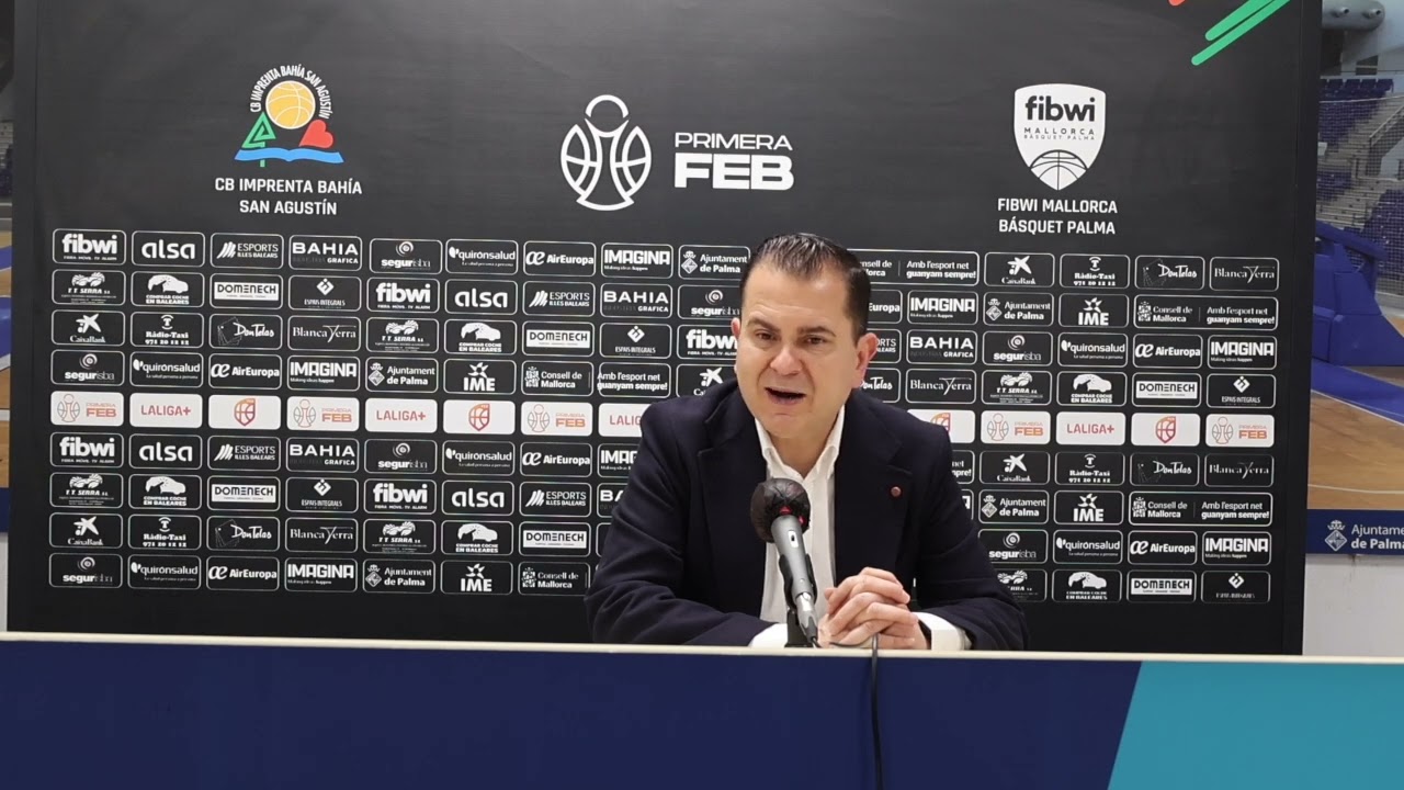 Rueda de prensa de Rafa Sanz post partido vs Fibwi Mallorca Bàsquet Palma