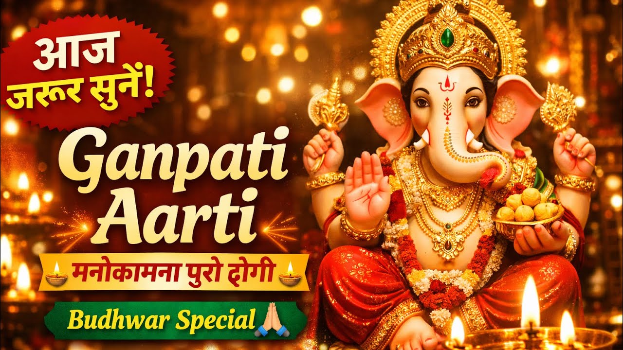 Ganesh Ji Aarti | Jai Ganpati Deva | Wednesday Special Bhakti Song 2026 #bhakti 