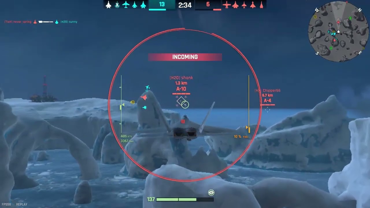 F22 Polar 13 Derribos