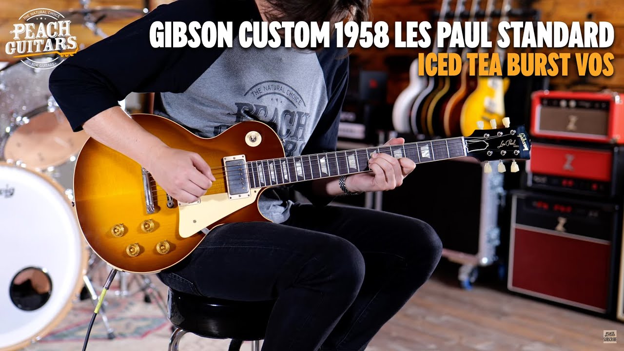 No Talking...Just Tones | Gibson Custom 1958 Les Paul Standard Reissue VOS Iced Tea Burst