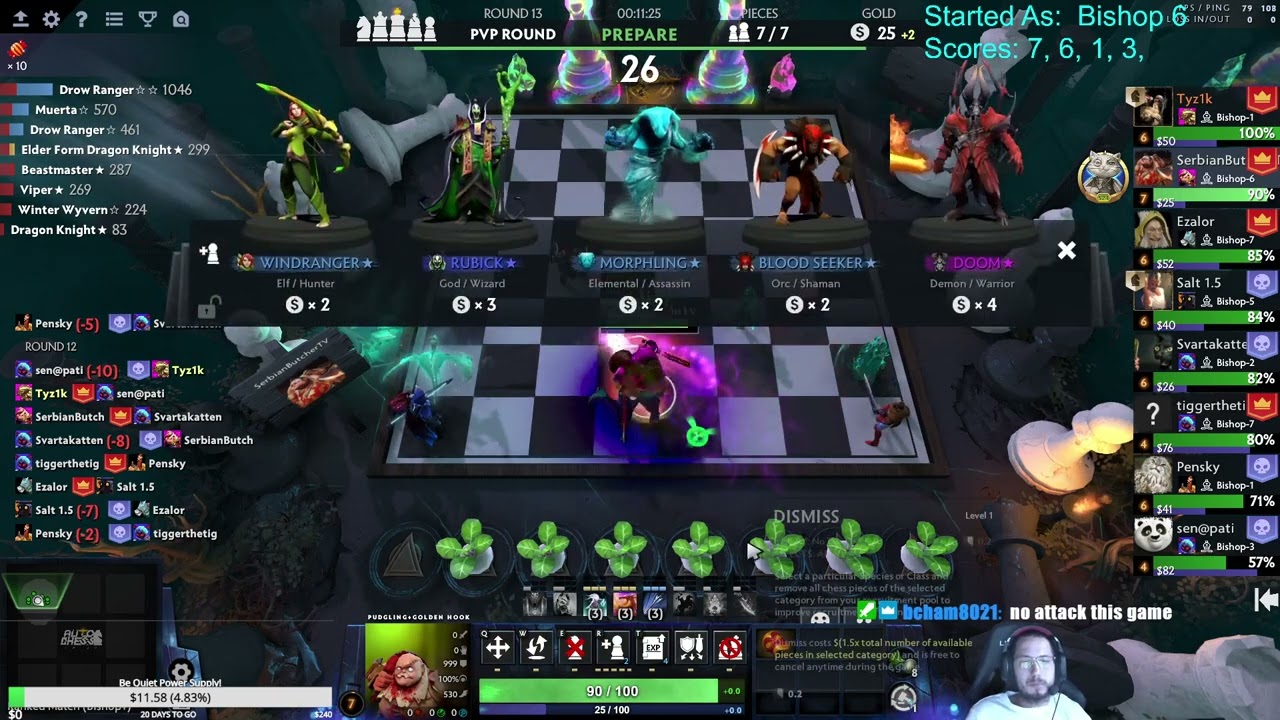 5 Dragons 6 Undeads! Dota Auto Chess! Season 31!
