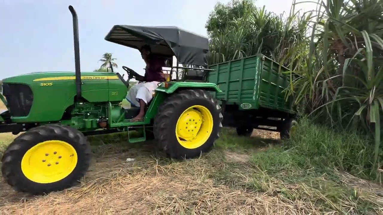 Paddy field  Wibe 🥰 John Deere Tractor Trending video @JohnDeereUKIE