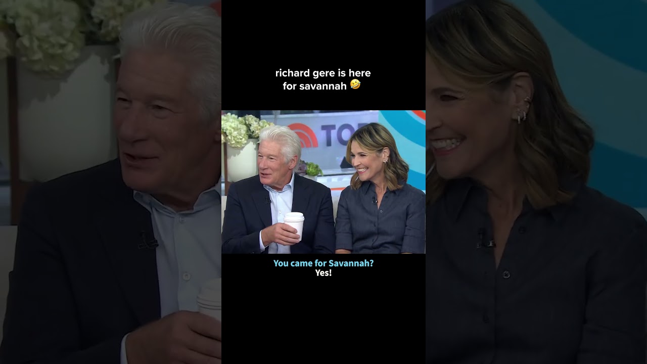 Las bromas de Richard Gere y Savannah Guthrie se extienden a lo largo de sus apariciones en el pr...