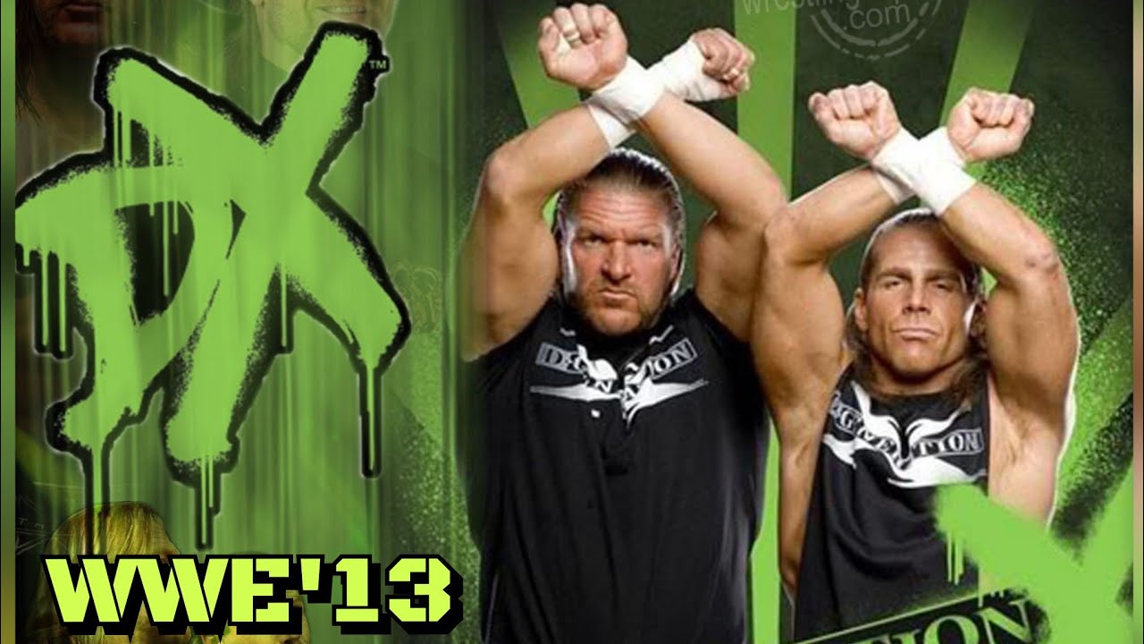 WWE13  finisher fórmula :DX hbk & HHH