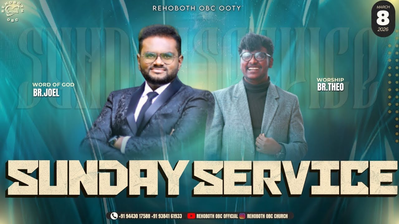 🔴LIVE  STREAMED | SUNDAY  SERVICE - 2026 | Pr.Joel Joyson  | Bro.Theophilus #tamil # #obc