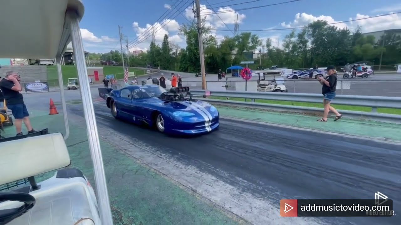 Pro Mod Viper at Open outlaw race @Brainerd Motorsports Park