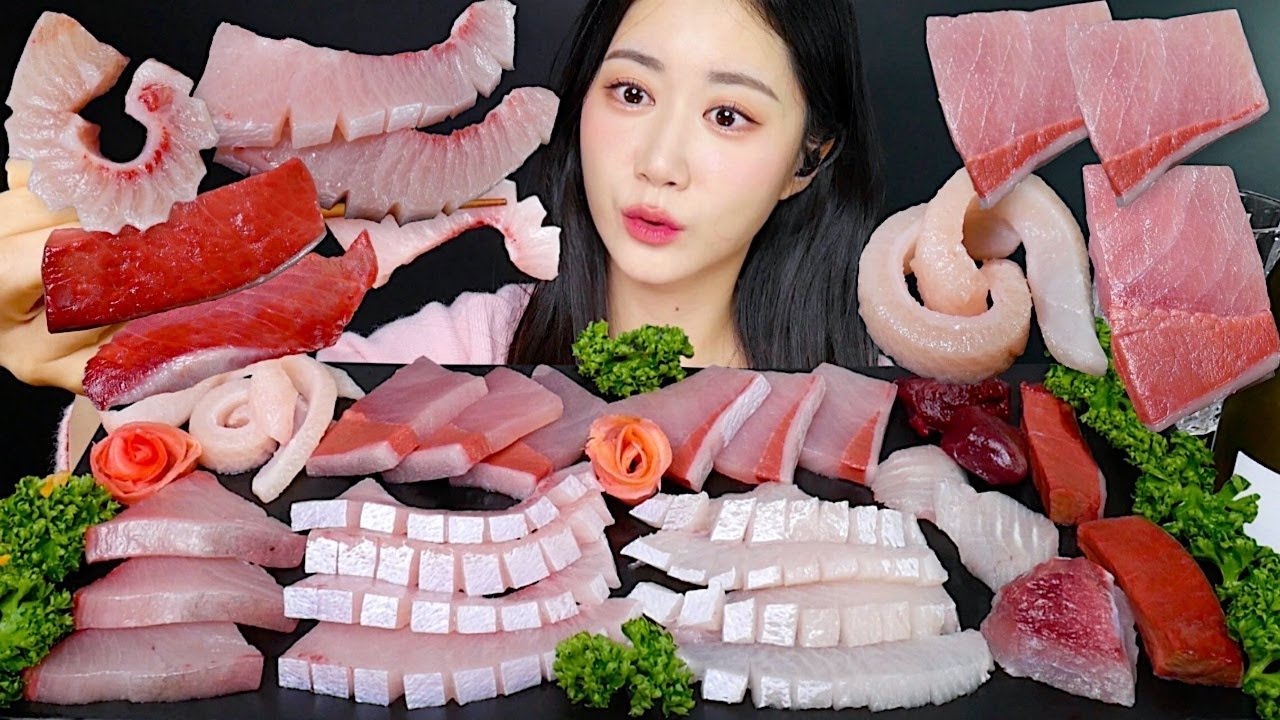 아갓더 방어 방어방어 방어🕺🏻나는 나다워서 아름다워💃🏻 방어회 먹방 Raw Yellowtail ブリ刺身 | Mukbang ASMR
