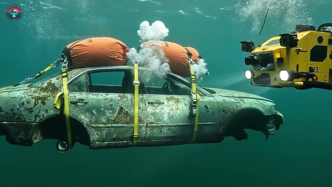 Extreme Salvage: Extracting Sunken Cars from Harbors I Deep Ocean Recovery