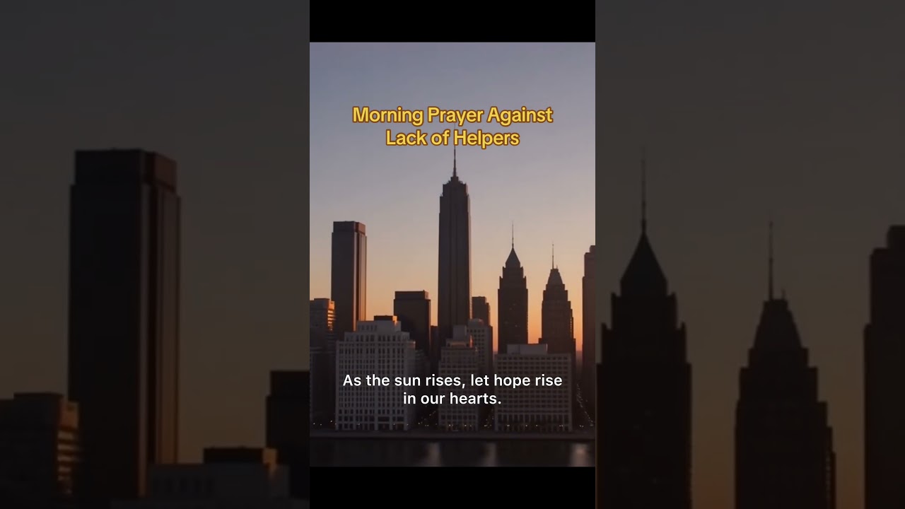 Morning Prayer Against Lack of Helpers, Connections & Support | God Send Divine Helpers 