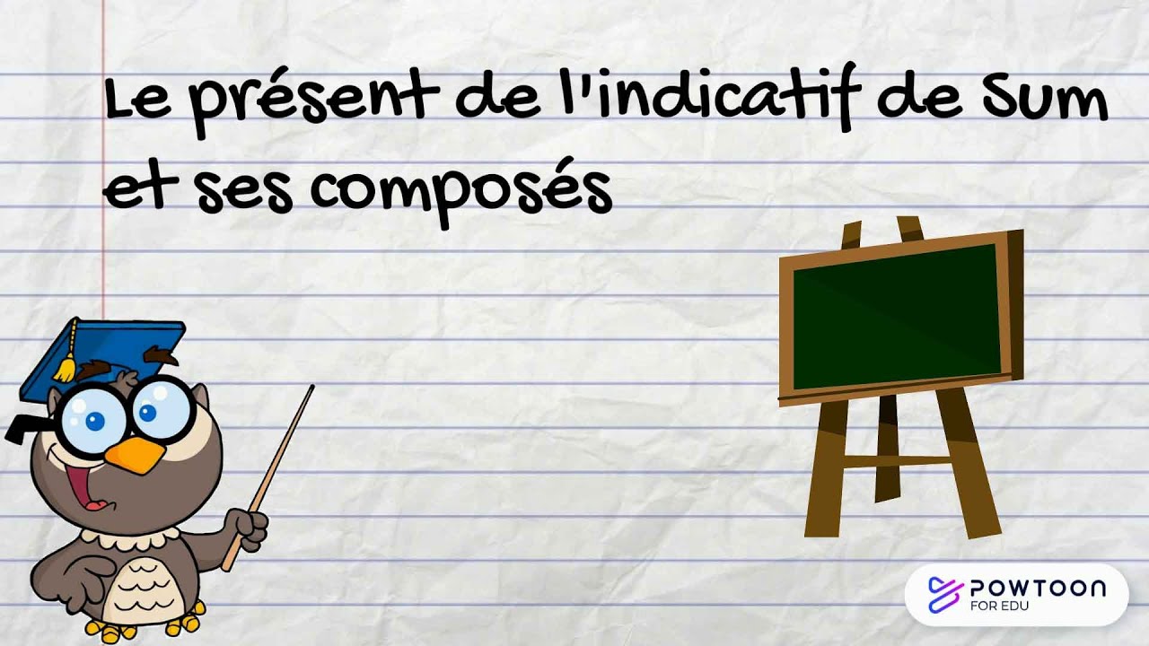 Le présent de l'indicatif du verbe Sum et de ses composés.