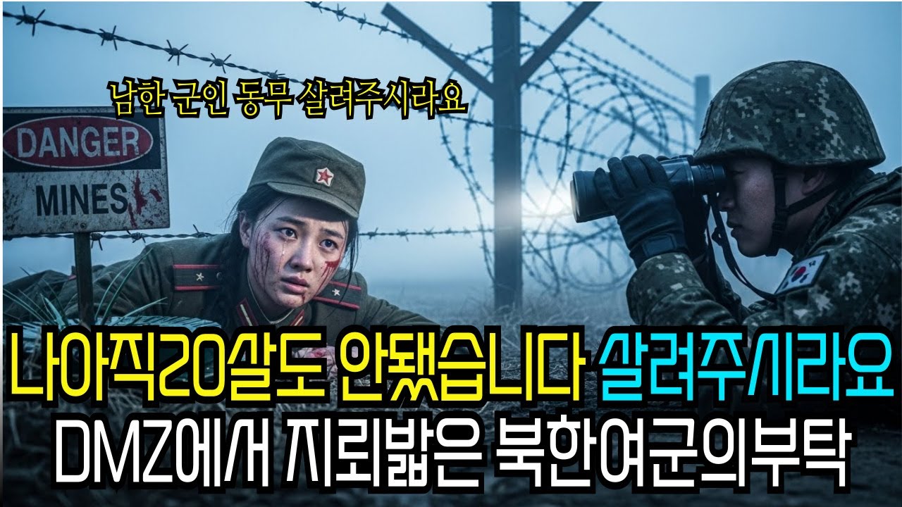 “나 아직 스무 살도 안 됐습니다 남조선 군인동무 제발 살려주시라요”DMZ에서 지뢰를 밟은 북한 여군의 마지막 부탁..감동사연/인생사연/오디오북