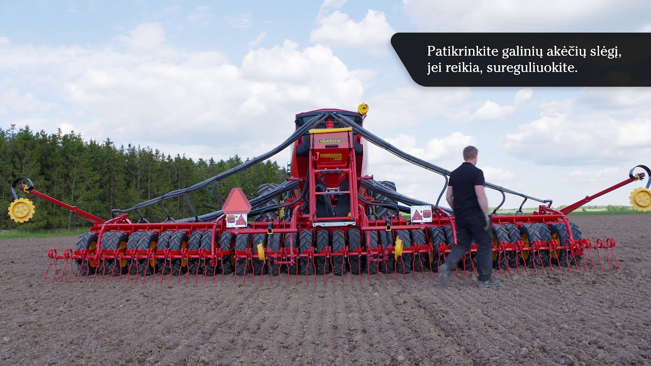 QuickStart - Nustatymai laukuose - Rapid A 400-800S
