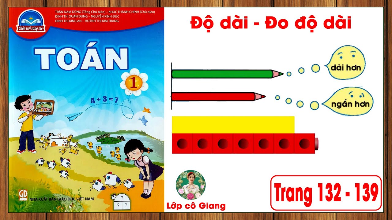Toán lớp 1 chân trời sáng tạo trang 132-139 |Độ dài - Đo độ dài