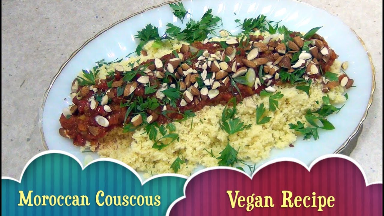Moroccan Couscous cheekyricho Vegan Video Recipe