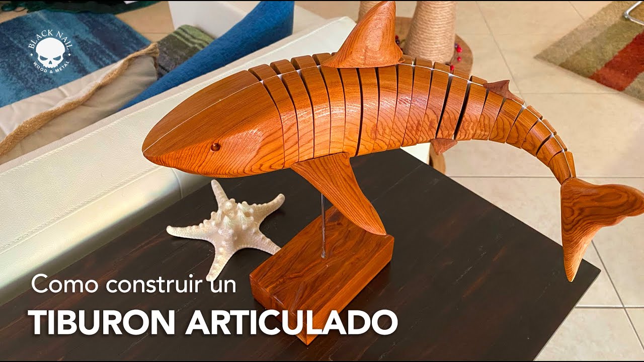 Como construir un tiburón articulado.