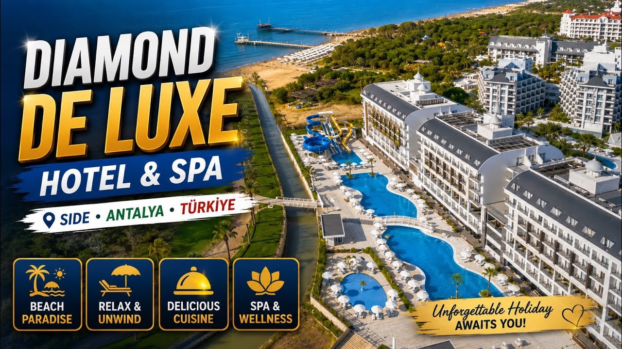 Diamond De Luxe Hotel & Spa Side Antalya Ultra All Inclusive #ośrodek #antalya #wakacje