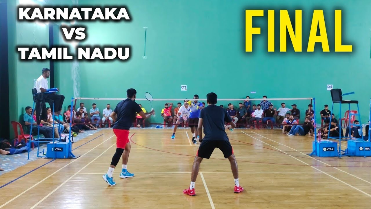 SAHASRA/VINYA GOWDA VS SARAVANAN/PURUSHOTH | TAMILNADU VS KARNATAKA OPEN BADMINTON FINAL