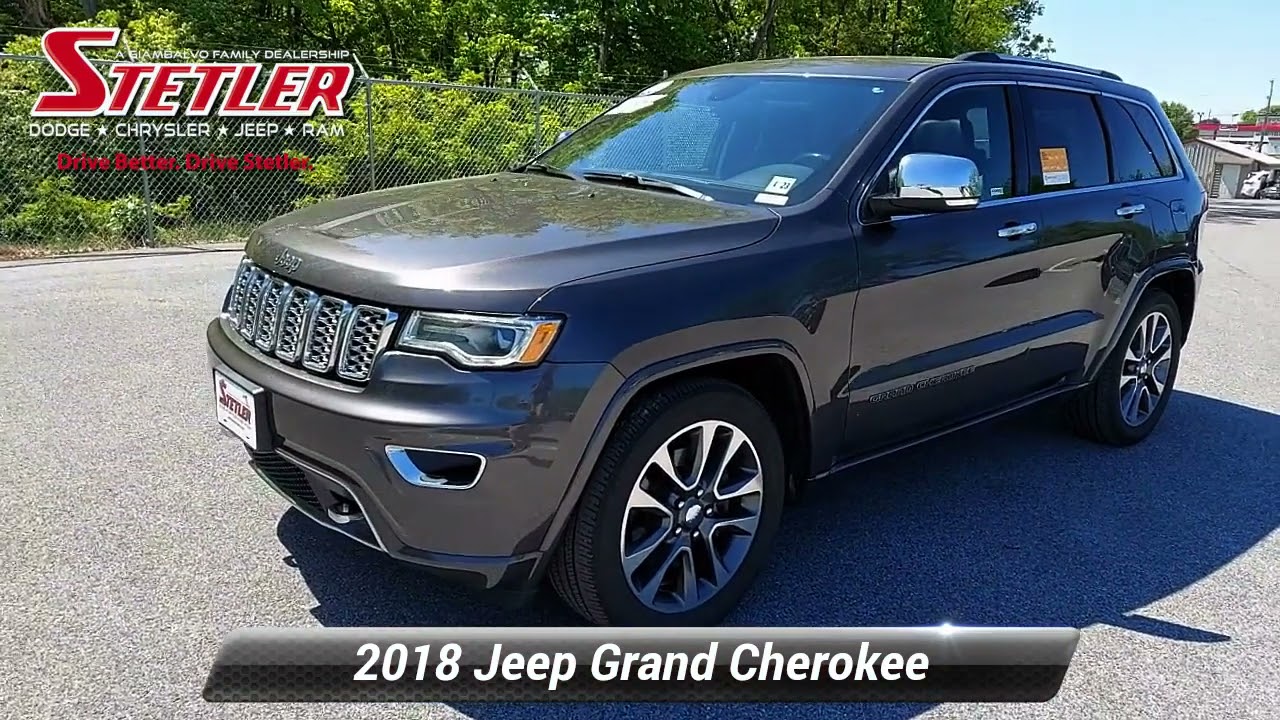Certified 2018 Jeep Grand Cherokee Overland, York, PA 306868