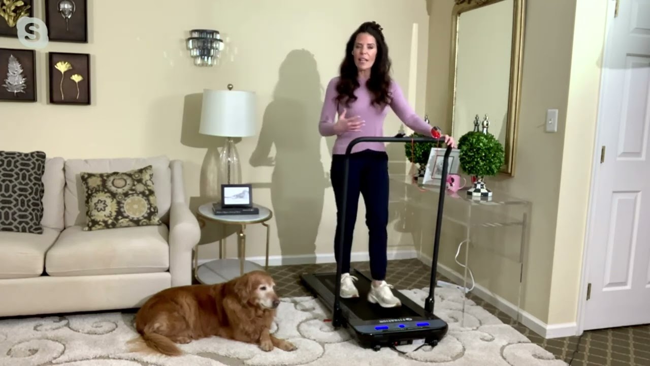 FITNATION Slimline Walker's Deluxe Treadmill on QVC