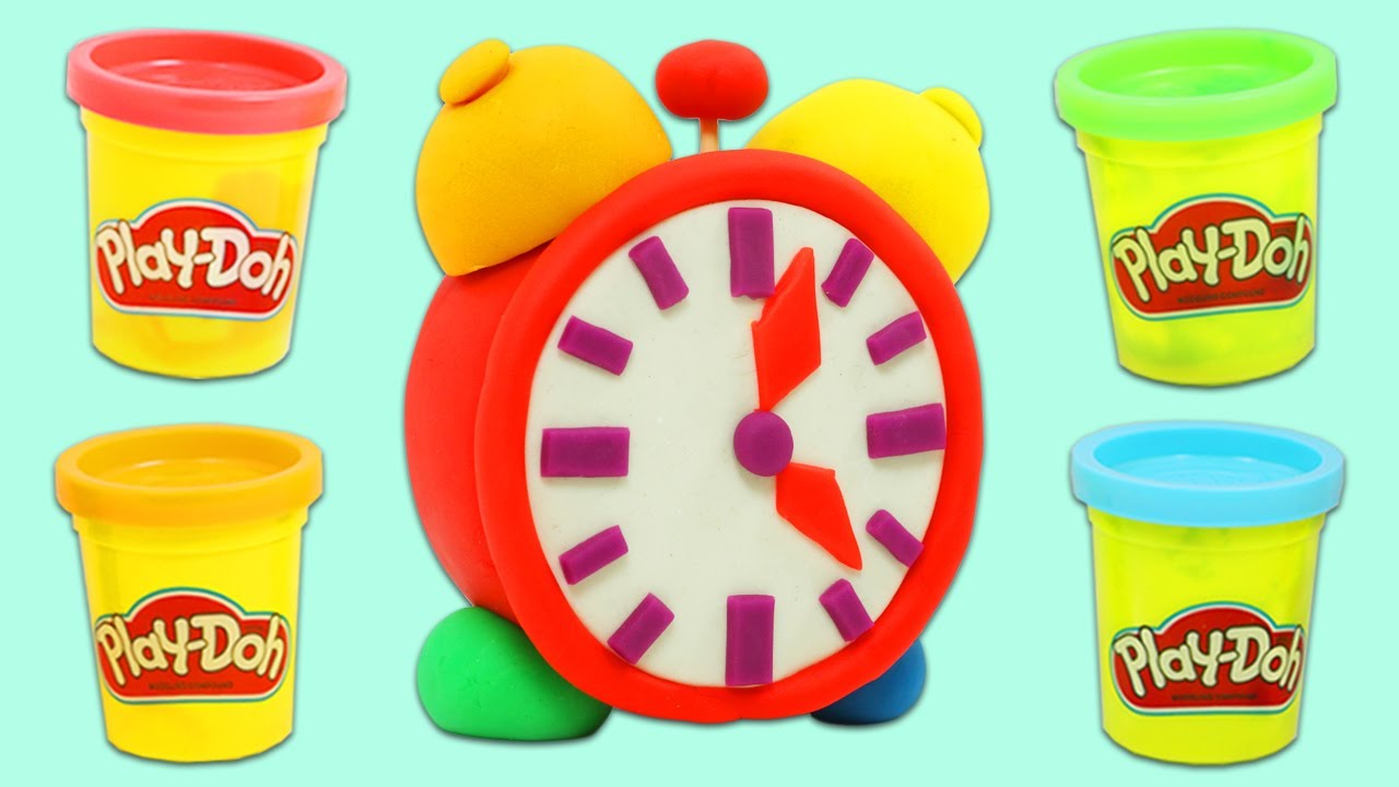 How To Make A Rainbow Play Doh Alarm Clock!
