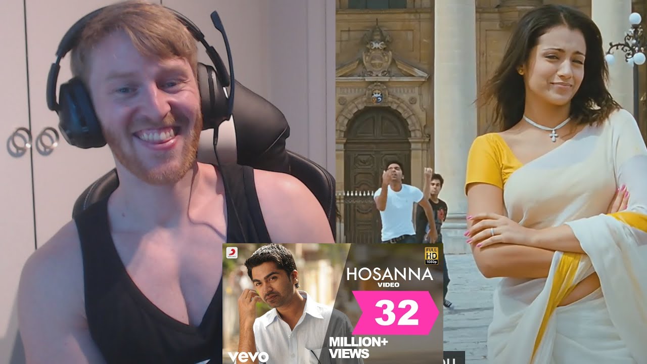 Vinnaithaandi Varuvaayaa - Hosanna Video | Rahman | STR, Trisha • Reaction By Foreigner