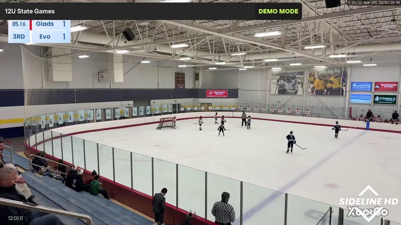 12U Semi Finals(2026.03.01) (Moose vs BYHA 1st, fast forward for Evo vs Glads)