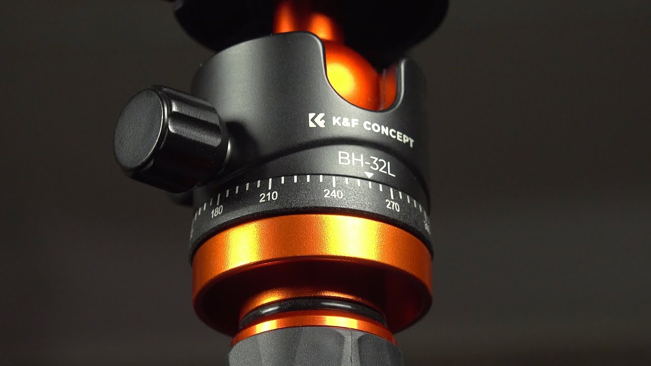 Déballage du trépied de K&F Concept BH32L