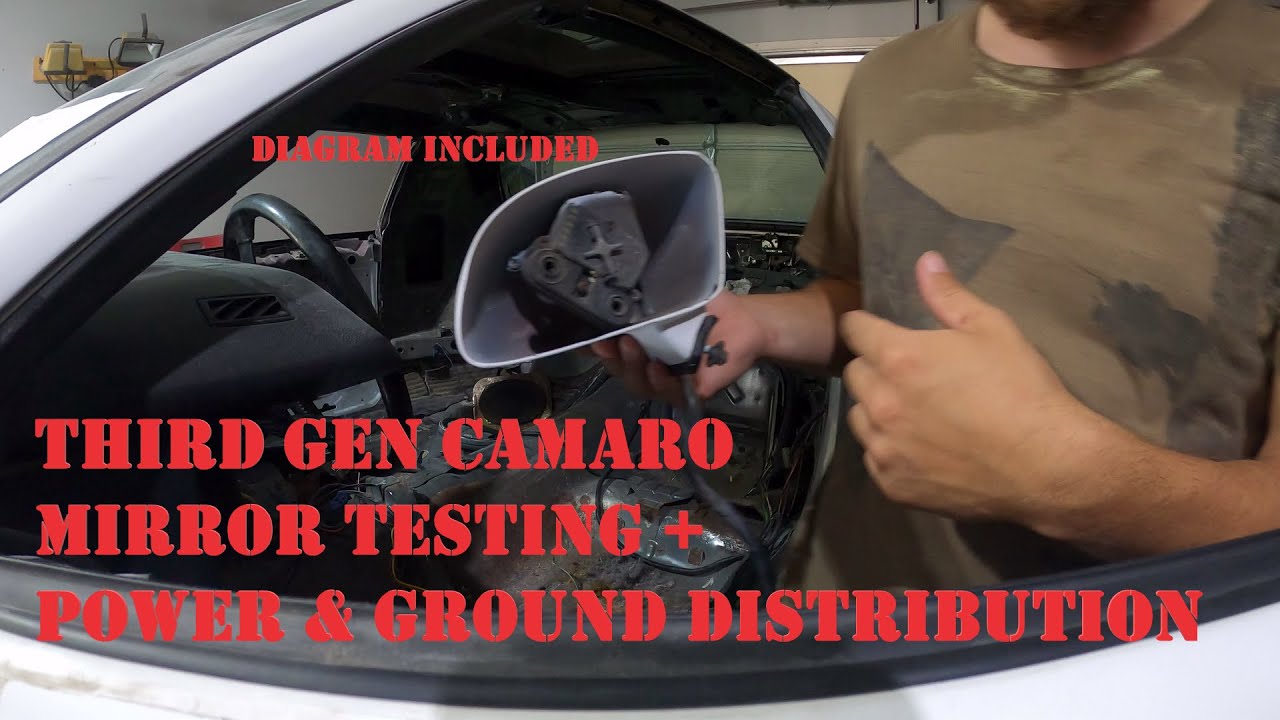 Third Gen Camaro Power Mirror Testing w/Diagram