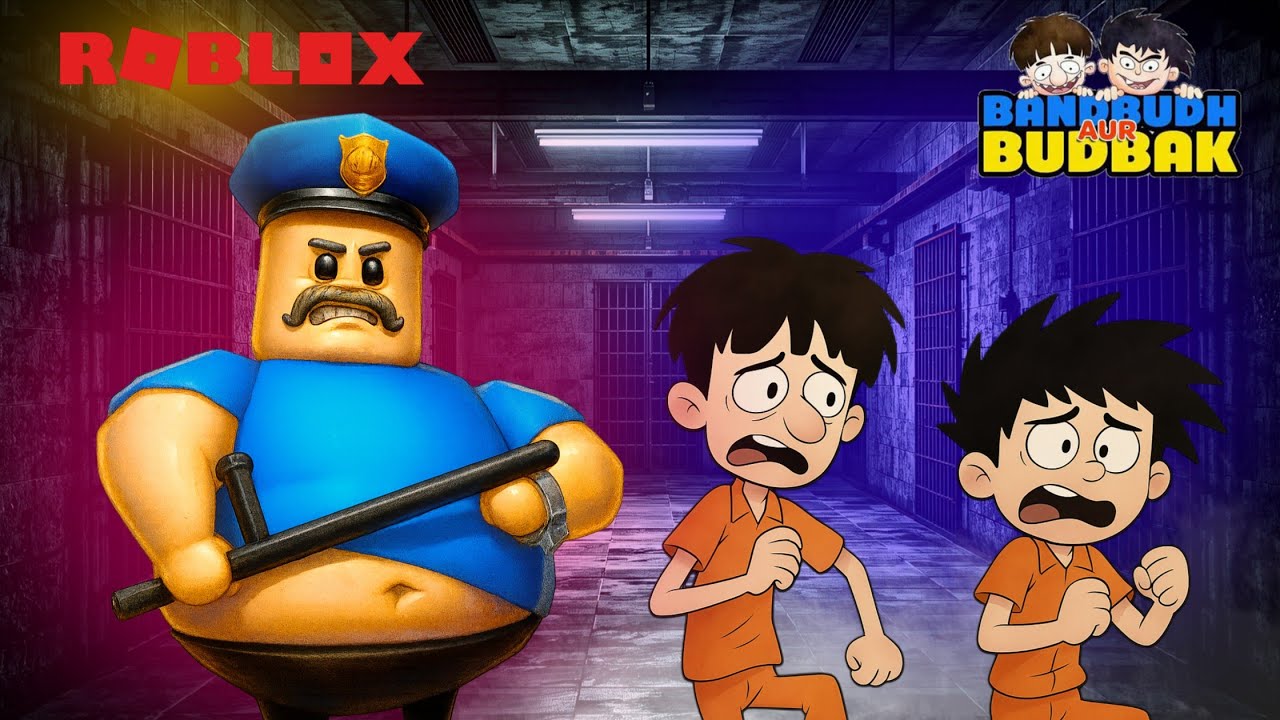 Bandbudh Aur Budbak Escaping MOTU BARRxY'S PRISON in Roblox