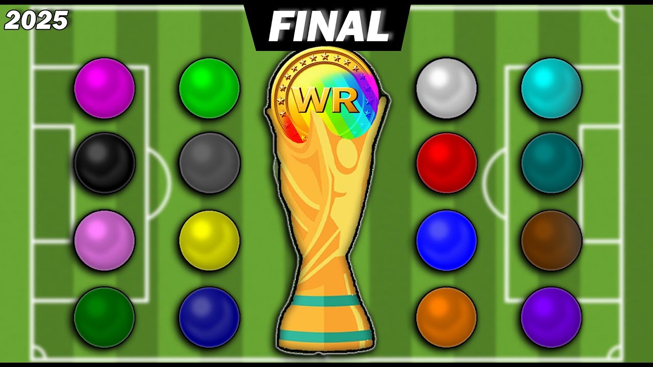 FINAL | Year's Last Color Special World Cup Football 2025 Soccer Marble