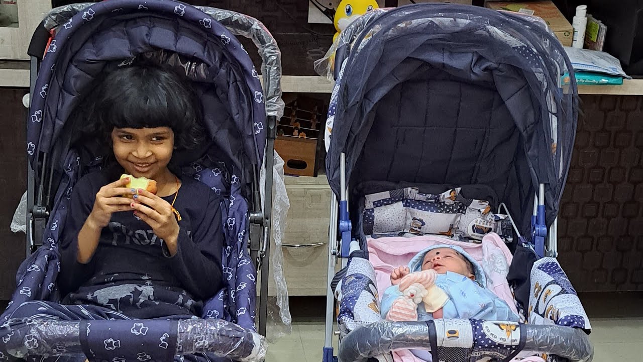 Unboxing and Installation of StarAndDaisy Sunrise Baby Stroller and Pram with Extended Mosquito Net