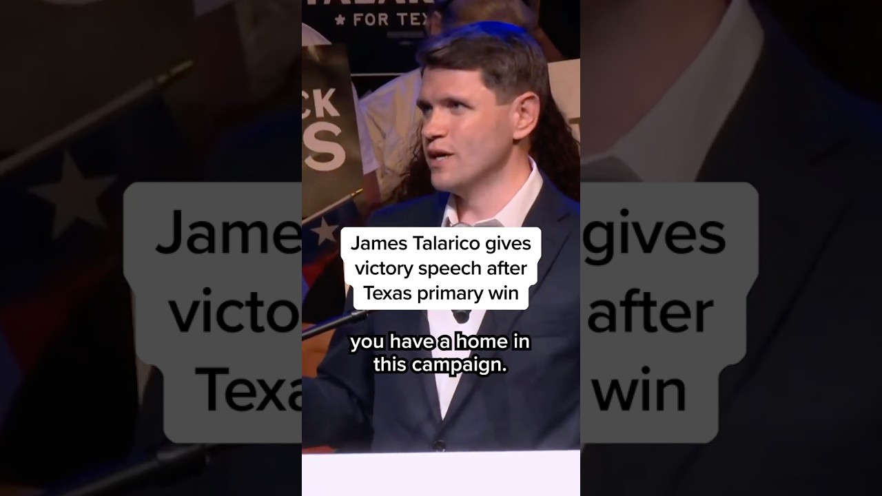 James Talarico gives victory speech after Texas primary win