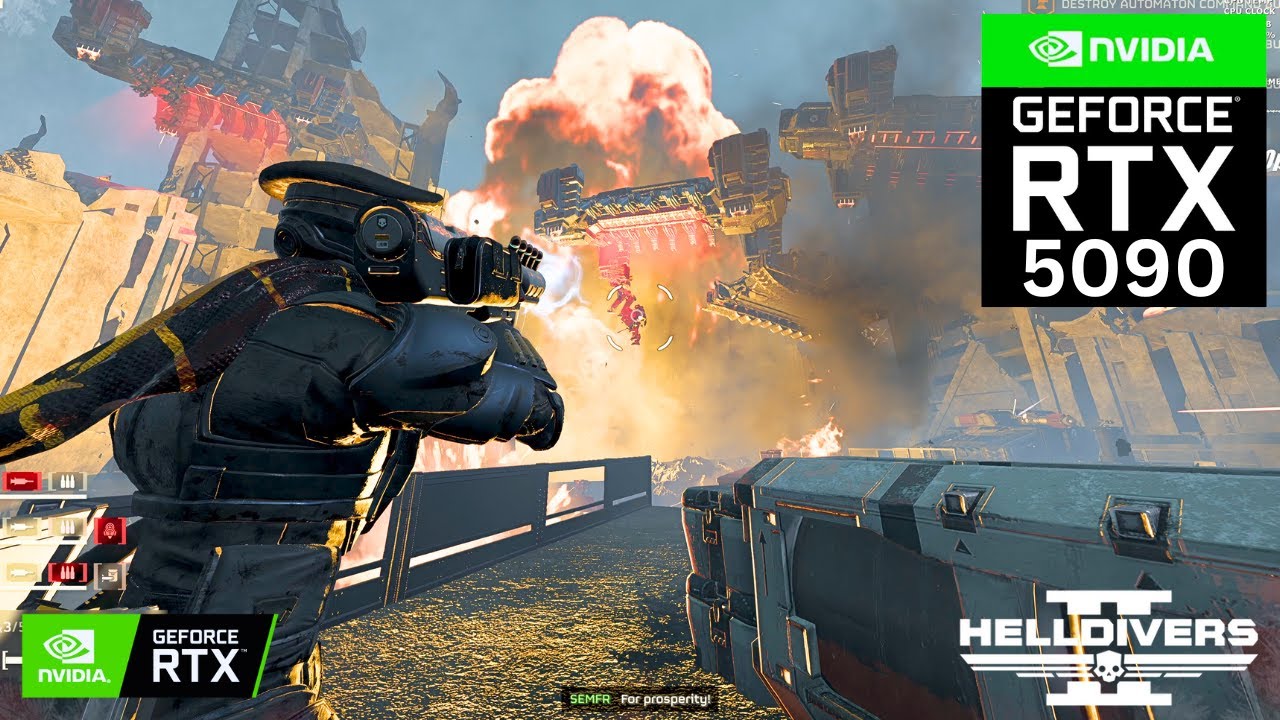 HELLDIVERS 2: NEW MAJOR ORDER on RTX 5090 32GB (4K Maximum Graphics)