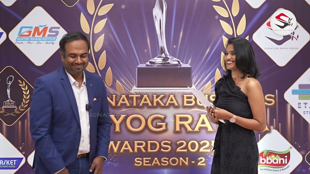 Shriram Prabhashankar |KARNATAKA BUSINESS UDYOGA RATNA AWARDS 2025 | @SignatureMediaHouseKarnataka